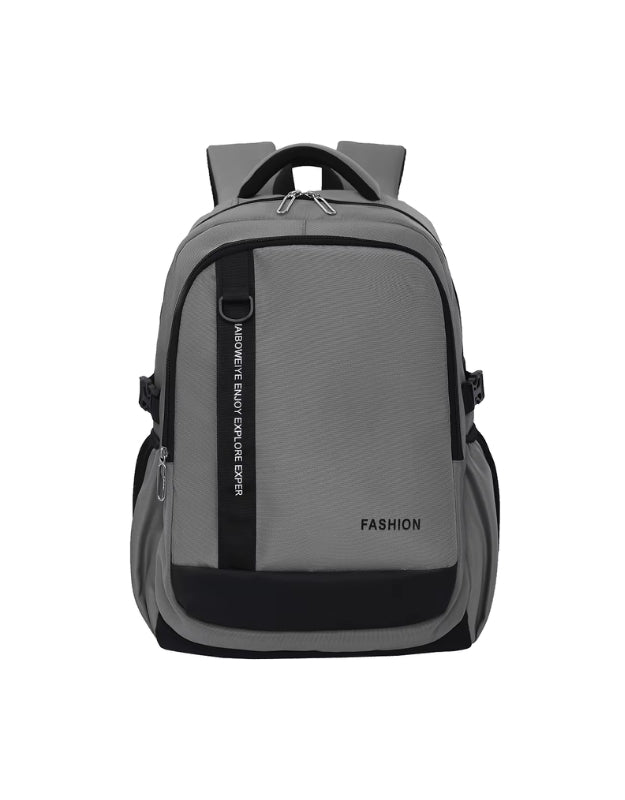 Haibowy unisex gray anti-theft sport fabric backpack for men and women